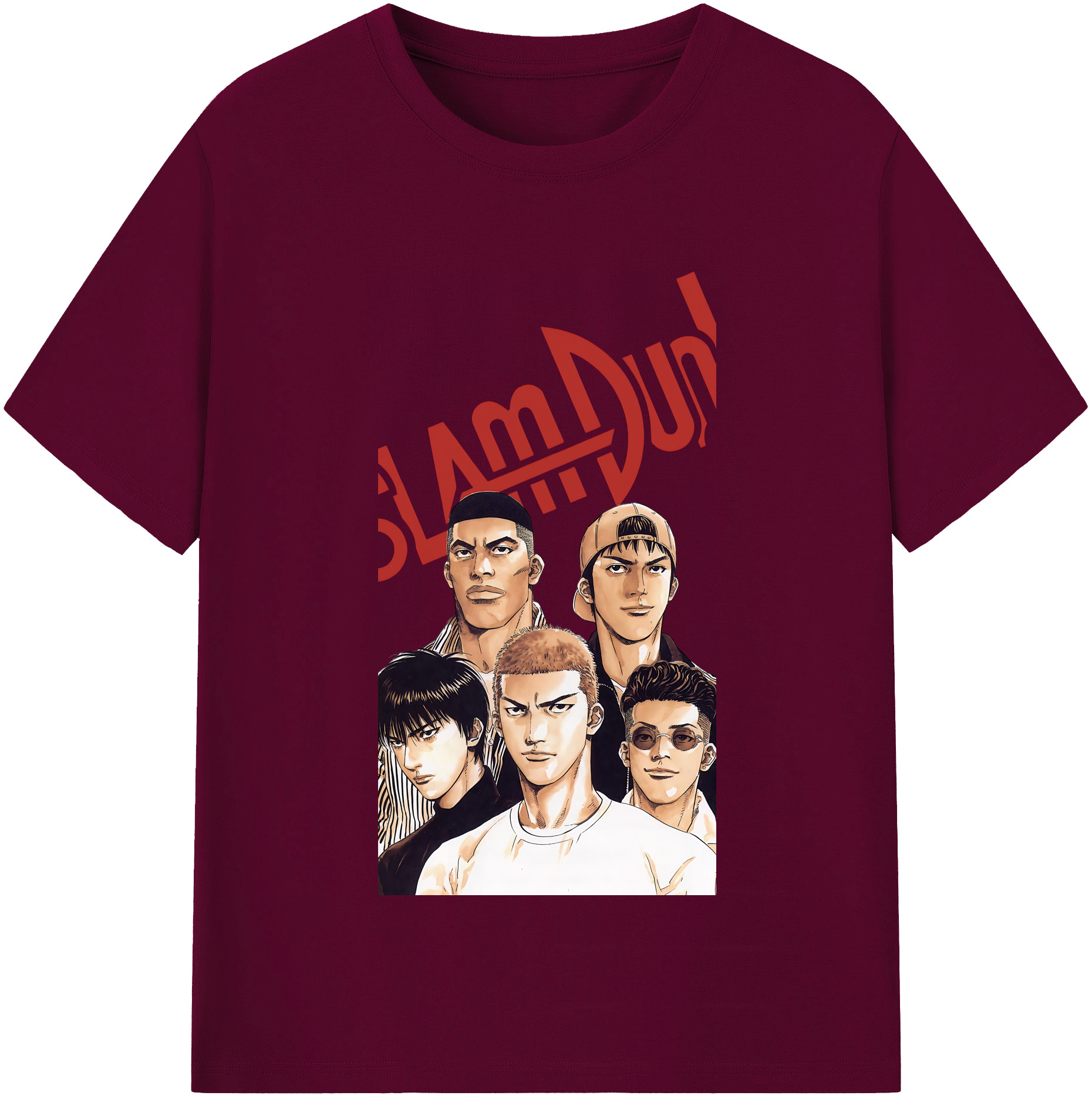 （画像用） SLAM DUNK／スラムダンク レディースカジュアルプリントTシャツ（綿100％）